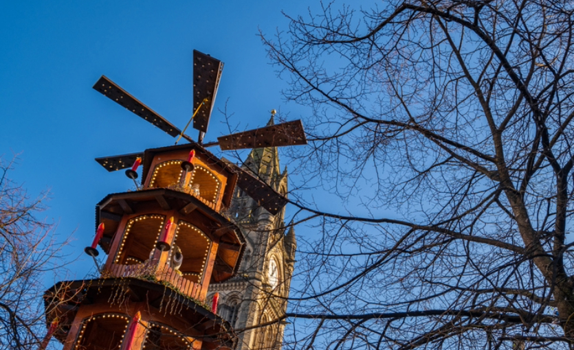 Manchester İngiltere Noel Pazarları