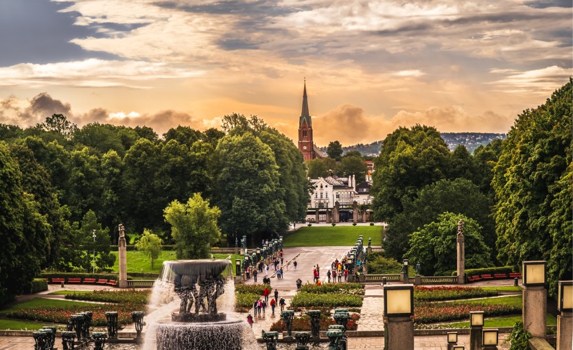 Vigeland Heykel Parkı, Oslo, Norveç
