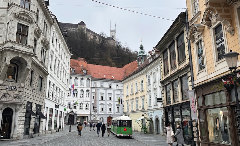 Ljubljana Old Town Sokakları