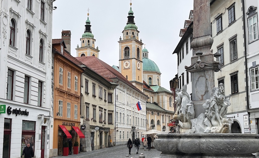Ljubljana Old Town Sokakları