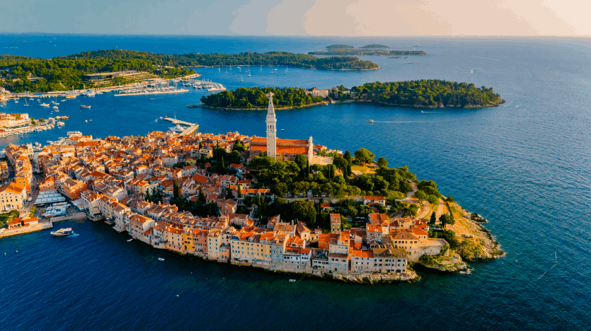 Rovinj plajlar
