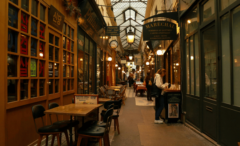 Paris tarihi pasajlar rotası